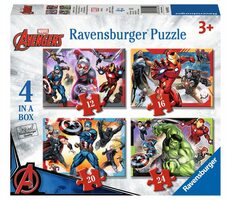 Ravensburger Marvel Avengers 4 v 1 / 12+16+20+24 dílků / od 3 let