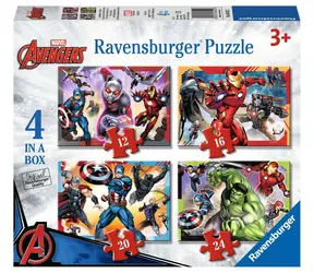 Ravensburger Marvel Avengers 4 v 1 / 12+16+20+24 dílků / od 3 let
