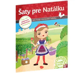 Presco Group Ella&Max Šaty pre NATÁLKU - Kniha samolepiek - SK / Jazyková verze: SK / od 3 let