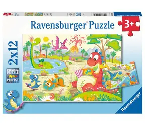 Ravensburger Moji dinosauří přátelé / 2x12 dílků / od 3 let 