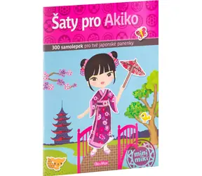 Presco Group Ella&Max Šaty pro AKIKO - kniha samolepek / Jazyková verze: CZ / od 3 let