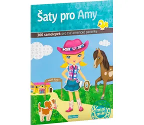Presco Group Ella&Max Šaty pro AMY - kniha samolepek / Jazyková verze: CZ / od 3 let