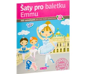 Presco Group Ella&Max Šaty pro baletku EMMU - Kniha samolepek / Jazyková verze: CZ / od 3 let