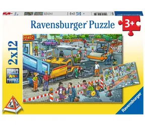Ravensburger Stavební práce - 2x12 dílků / od 3 let 