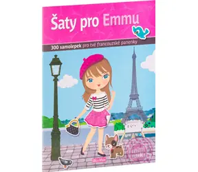 Presco Group Ella&Max Šaty pro EMMU - kniha samolepek / Jazyková verze: CZ / od 3 let