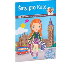 Presco Group Ella&Max Šaty pro KATE - kniha samolepek / Jazyková verze: CZ / od 3 let