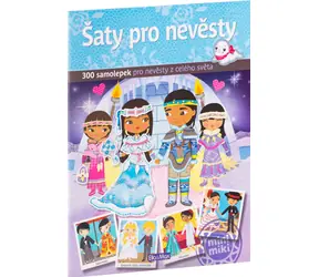 Presco Group Ella&Max Šaty pro NEVĚSTY - kniha samolepek / Jazyková verze: CZ / od 3 let