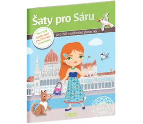 Presco Group Ella&Max Šaty pro SÁRU - Kniha samolepek / Jazyková verze: CZ / od 3 let