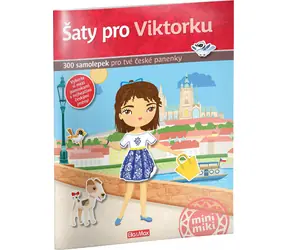 Presco Group Ella&Max Šaty pro VIKTORKU - Kniha samolepek / Jazyková verze: CZ / od 3 let