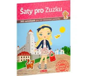 Presco Group Ella&Max Šaty pro ZUZKU - Kniha samolepek / Jazyková verze: CZ / od 3 let
