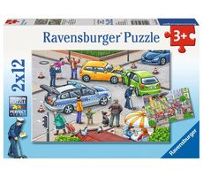Ravensburger Záchranné složky v akci - 2x12 dílků / od 3 let 