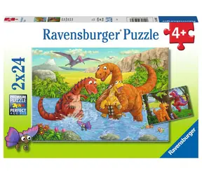Ravensburger Hraví dinosauři / 2x24 dílků / od 4 let 