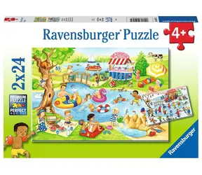 Ravensburger Zábava u jezera / 2x24 dílků / od 4 let 
