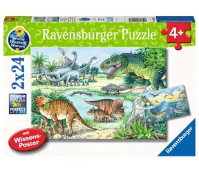 Ravensburger Dinosauři - 2x24 dílků / od 4 let 