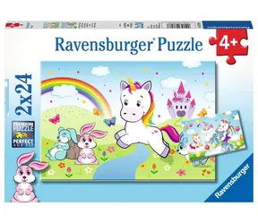 Ravensburger Pohádkový jednorožec / 2x24 dílků / od 4 let 