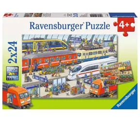 Ravensburger Vlakové nádraží - 2x24 dílků / od 4 let 