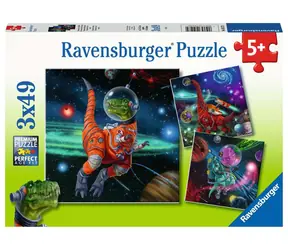 Ravensburger Dinosauří svět - 3x49 dílků / od 5 let 