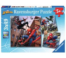 Ravensburger Spiderman v akci - 3x49 dílků / od 5 let 