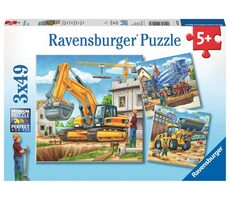 Ravensburger Velké stroje / 3x49 dílků / od 5 let 
