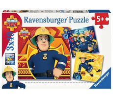 Ravensburger Požárník Sam: Zavolej Sama v nouzi - 3x49 dílků / od 5 let 