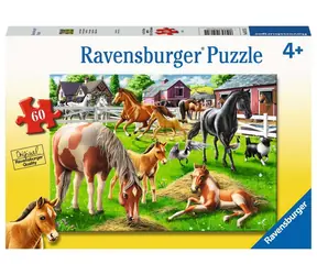 Ravensburger Šťastní koně / 60 dílků / od 4 let 