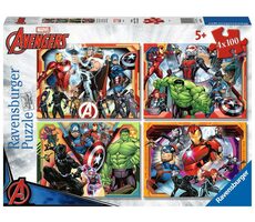 Ravensburger Marvel Avengers set / 4x100 dílků / od 5 let 