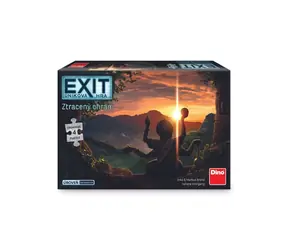 DINO Exit Úniková hra s puzzle: Ztracený chrám - Párty hra / Délka hry: 90 minut / Počet hráčů: 1-4 / od 12 let