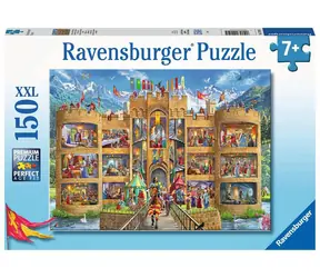 Ravensburger Pohled na rytířský hrad / 150 dílků / od 7 let 