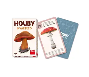 DINO Karty - Houby Kvarteto / Počet hráčů: 3-6 / od 4 let