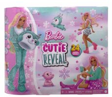 Mattel HJX76 Barbie Cutie Reveal - Adventní kalendář 2023 / od 3 let