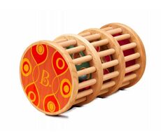 B-Toys Válec s kuličkami dřevěný Rain Rush / od 18 měsíců