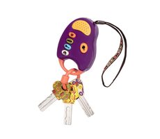 B-Toys Klíčky k autu FunKeys fialové / od 6 měsíců