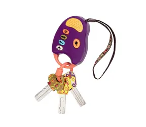 B-Toys Klíčky k autu FunKeys fialové / od 6 měsíců