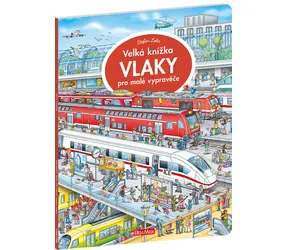 Presco Group Ella&Max Velká knížka VLAKY pro malé vypravěče / Jazyková verze: CZ / od 3 let