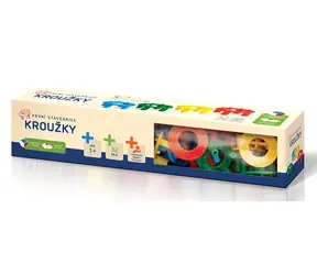 SEVA Kroužky pro nejmenší 4 barvy / 32 dílků / od 1 roku