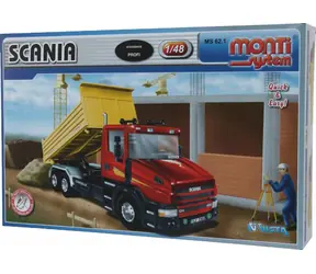 SEVA Stavebnice Monti 62.1 Scania / Měřítko: 1:48 / od 8 let