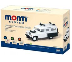 SEVA Stavebnice Monti Unprofor Ambulance / 30 dílků / měřítko: 1:35 / od 6 let
