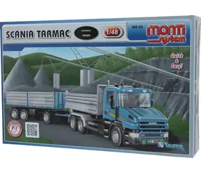 SEVA Stavebnice Monti Scania Tarmac / 200 dílků / měřítko: 1:48 / od 8 let