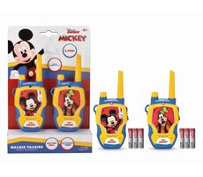 Dickie Vysílačky Walkie Talkie Mickey 16 cm 2 ks v setu / 2,4 GHz / dosah: až 100 m / od 4 let