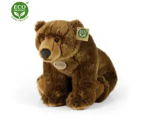RAPPA Plyšový medvěd 40 cm / ECO-FRIENDLY / od 0 měsíců