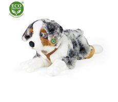 RAPPA Plyšový pes Australský ovčák ležící 61 cm / ECO-FRIENDLY / od 0 měsíců