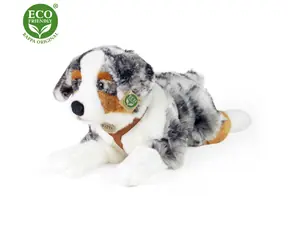RAPPA Plyšový pes Australský ovčák ležící 61 cm / ECO-FRIENDLY / od 0 měsíců