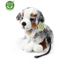 RAPPA Plyšový pes Australský ovčák 27 cm / ECO-FRIENDLY / od 0 měsíců