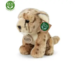 RAPPA Plyšový gepard sedící 18 cm / ECO-FRIENDLY / od 0 měsíců