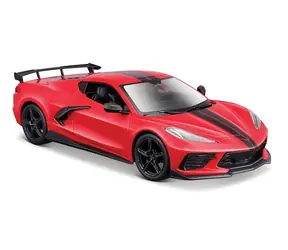 Maisto Chevrolet Corvette Stingray Coupe 2020 červená / měřítko: 1:24 / od 3 let