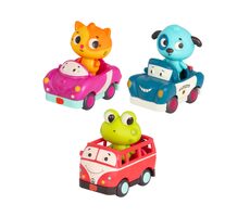 B-Toys Svítící autíčka se zvuky / od 12 měsíců