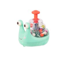B-Toys Svíticí šnek s kuličkami / od 10 měsíců