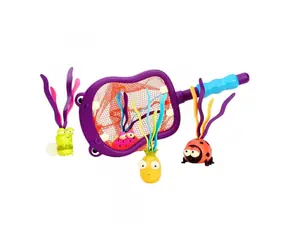 B-Toys Podběrák s hračkami potápění Hroch Hubba / od 3 let