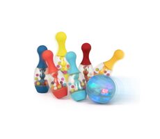 B-Toys Bowling sada se svítící koulí / od 2 let