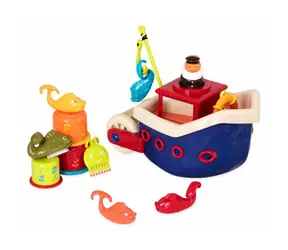 B-Toys Loď s kapitánem Fish & Splish / od 6 měsíců